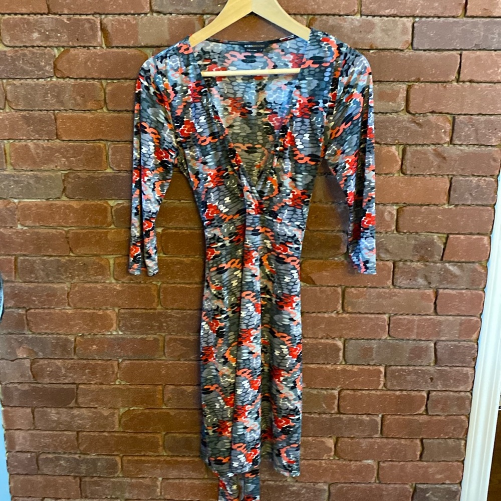 Multicolored Pullover Dress